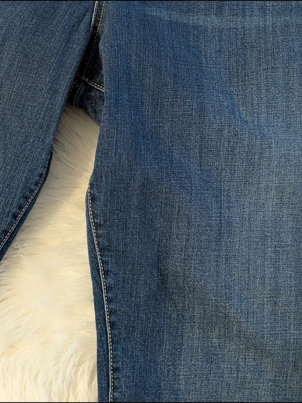 Old Navy Medium Dark Blue Straight Leg High Rise Jeans Size 18 - Picture 6 of 12
